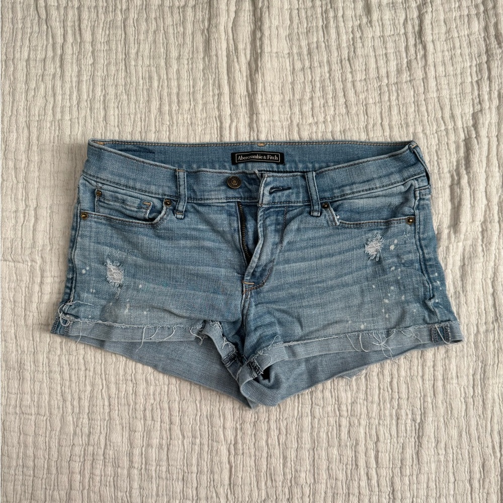 Abercrombie & Fitch Low Rise Denim Shorts size 27